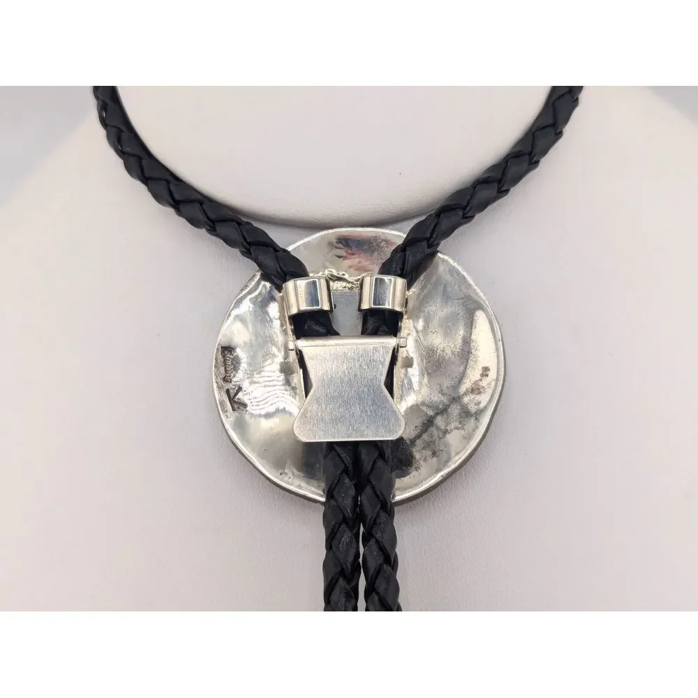 Bolo Tie‎ for Men, Sterling Silver, Horse Design Handmade***
